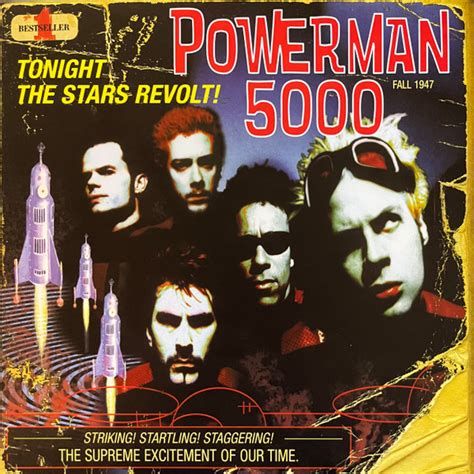 Powerman 5000 Tonight The Stars Revolt 2022 Coke Bottle Clear With