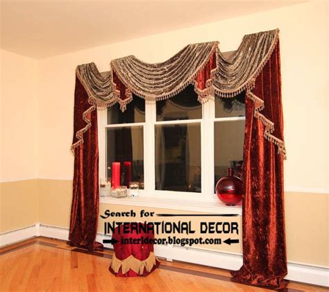 Unique Red Velvet Curtains And Drapes For Window Decorations Curtain