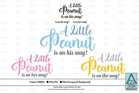 A Little Peanut Is On His Way Clipart Vector Illustration 409025