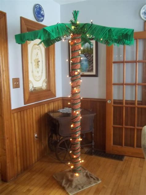 My Homemade Palm Tree Luau Decorations Movie Birthday Party