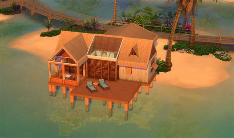 Lasrecetas Modern Beach House Sims 4 Island Living