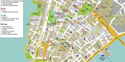 Street Map Of Lower Manhattan Map Of Lower Manhattan With Street