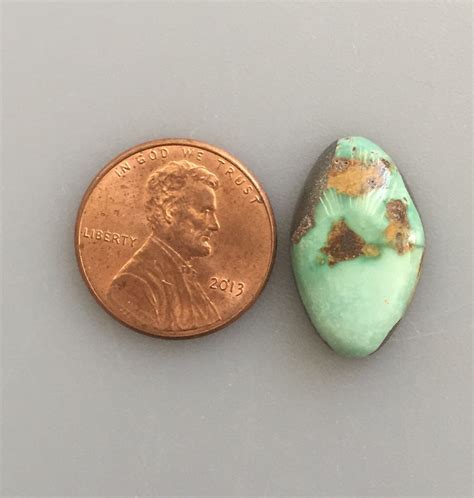 M206 Large Green Natural Turquoise Cabochon From The