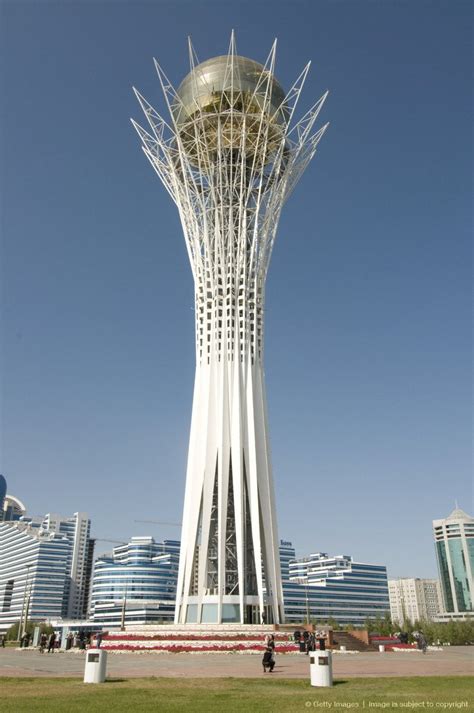 Bayterek Tower Modern Landmark Astana Kazakhstan Central Asia