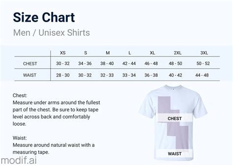 How To Easily Create A Clothing Size Chart 14 Templates