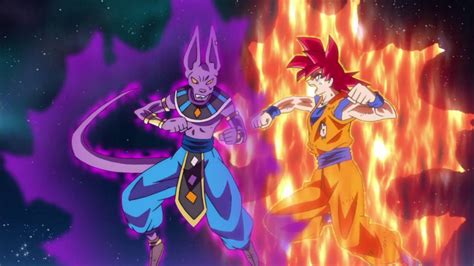 Dragon Ball Super Episode 12 Beerus Vs Ssjg Goku Blu Ray Youtube