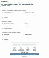 Pictures of Chapter 15 Theory Evolution Worksheet Answers