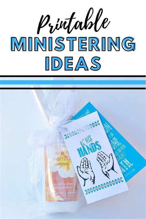 Latter Day Saint Ministering Gift Service Ministering Card LDS Ministering Handout