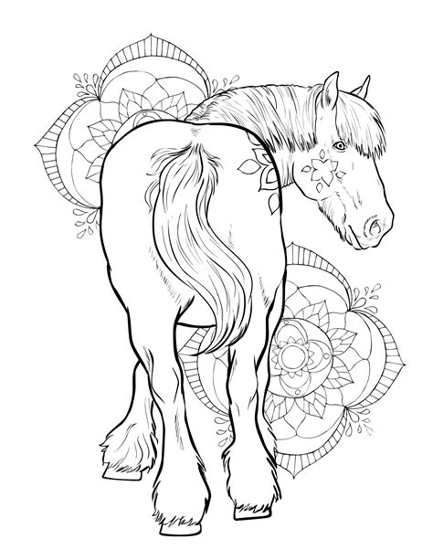 So take it slow, get on horse time and explore the world of coloring. Get Updates and Freebies! | Dessin de papier, Dessin