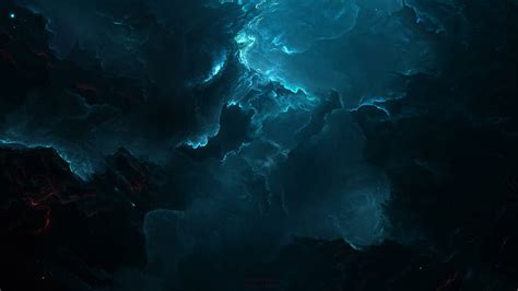 Hd Wallpaper Blue Night Sky Darkness 8k Uhd Outer Space Dark Blue