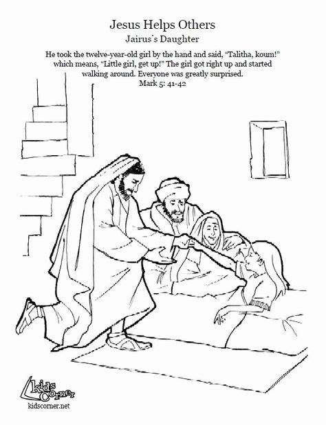√ 24 Jairus Daughter Coloring Page Bible Coloring Pages Bible