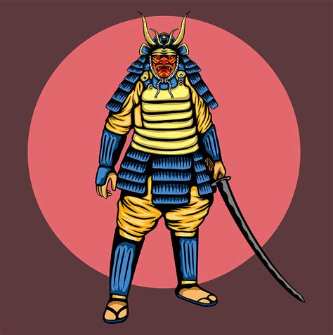Samurai Japanese 11 Digital Art By Yudex Roros Pixels