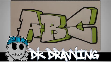 How To Draw Graffiti Graffiti Letters Abc Step By Step Youtube