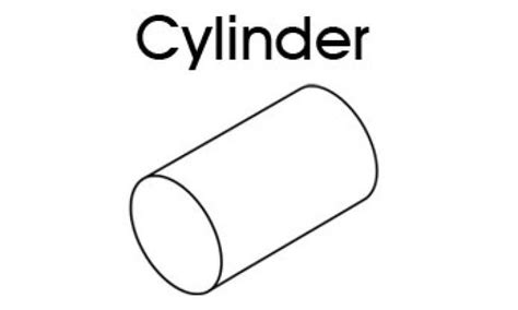 Cylinder Template Shapes For Kids 3d Shapes For Kids