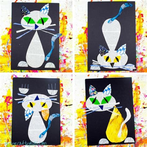 Cuddle Up To These 28 Cat Crafts For Kids Kids Love What