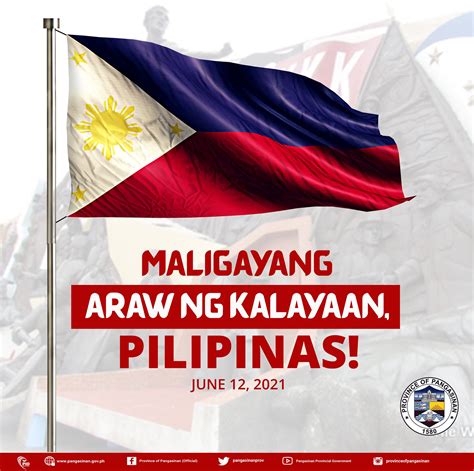 Maligayang Araw Ng Kalayaan Mahal Kong Pilipinas Municipality Of Calasiao