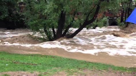 There is always something happening in boulder creek! Boulder creek flood 9/12 2013 - YouTube