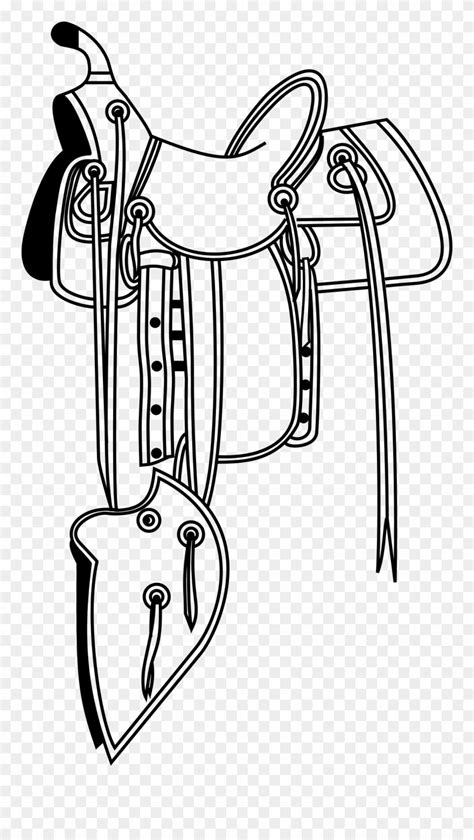 Western Saddle Clip Art Library
