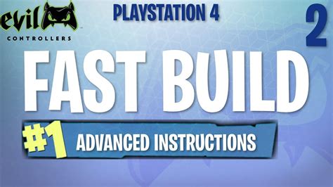 Ps4 Fast Build Fortnite Mod Guide 2 Youtube