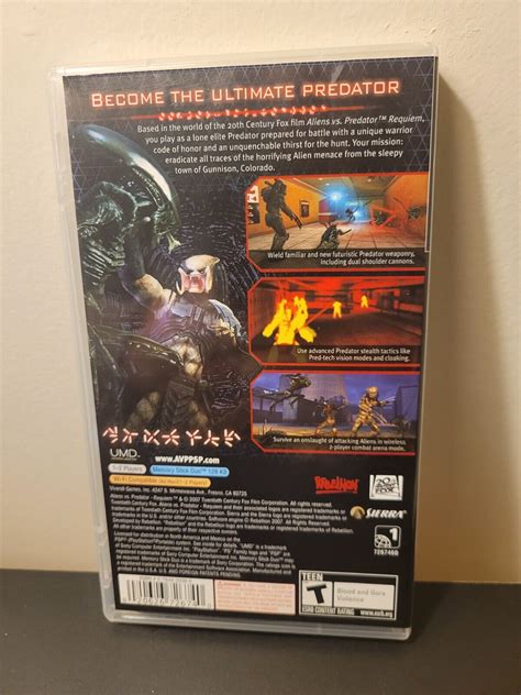 Aliens Vs Predator Requiem Sony PSP 2007 20626726740 EBay