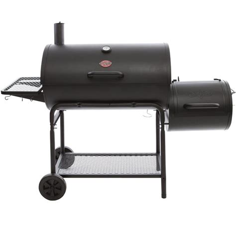 Whether you grill in the backyard or in professional events the spacious capacity and even cooking temperatures makes for delicious bbq. Char-Griller Smokin' Champ Charcoal Grill Horizontal ...
