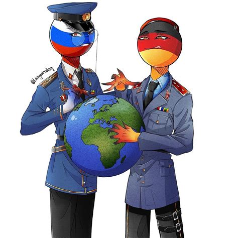 Germany And Russia Countryhumans Countryhuman Countryhumansgermany Countryhumansrussia