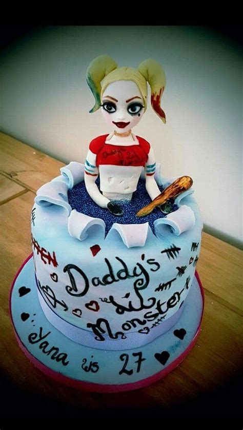 Harley quinn plus comics themed birthday party ideas! Thought you might like to see my HQ Birthday Cake ...