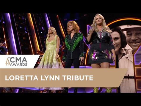 A Look Back At The Incredible Tribute To Loretta Lynn At The 2022 Cma Awards Featuring Reba