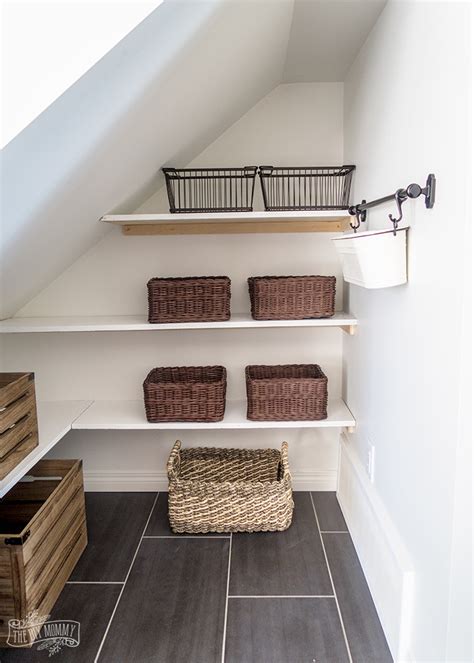 Or you can purchase freestanding cabinets and. How to Build an Under Stairs Pantry with a DIY Sliding ...