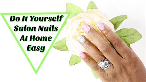 Removing gel nails at home is a little bit tricky. 💕Do It Yourself Salon Gel Nails At Home Nail Hack - YouTube
