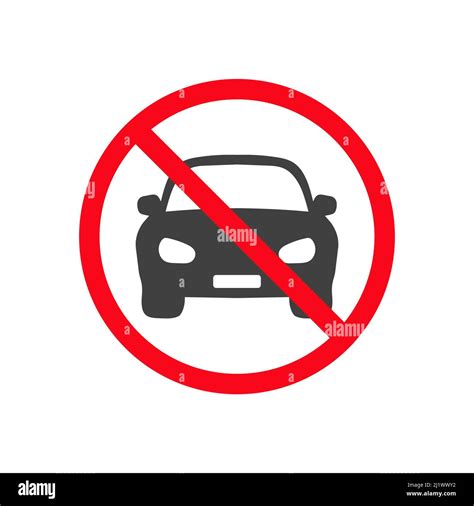 No Parking Sign Icon Vector Stock Vector Image And Art Alamy