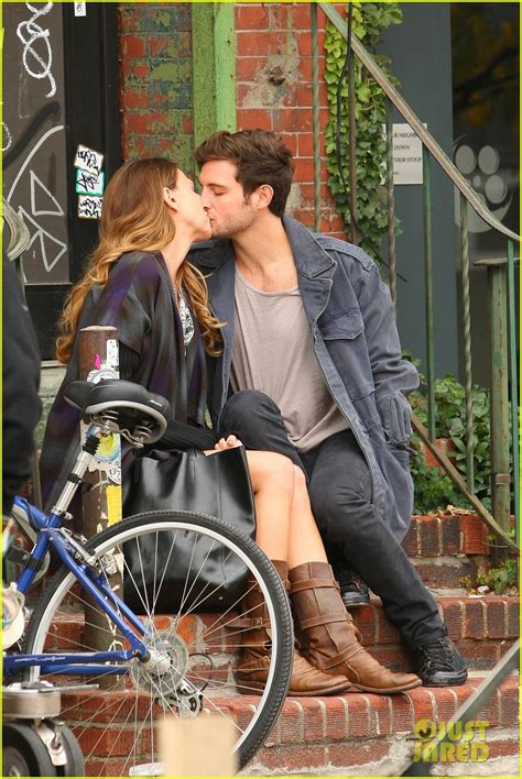 Hilary Duffs Younger Co Stars Share Some On Set Kisses Photo