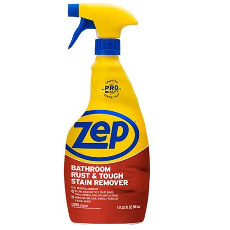 Zep Bathroom Rust And Stain Remover 32oz Pk4 Zubrsr324 Zoro