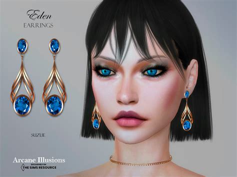 Arcane Illusions Eden Earrings By Suzue At Tsr Sims 4 Updates