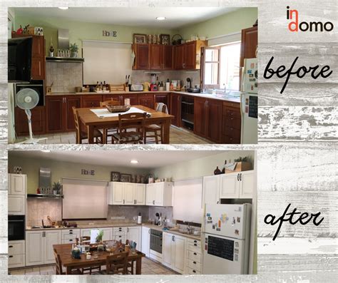 Refurbished Kitchen Cabinets Into A More Farmhouse Look Refurbished