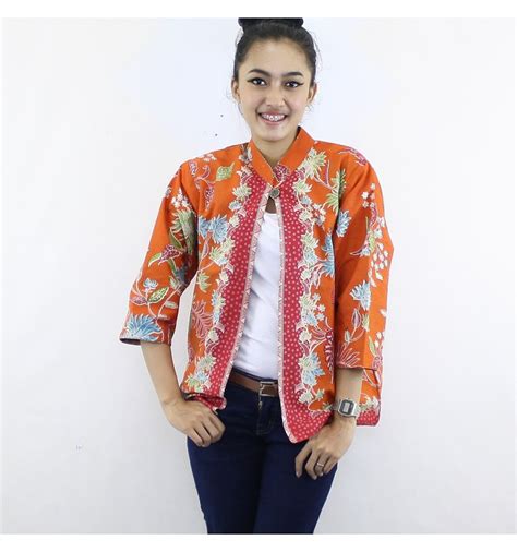 Anda tepat sekali datang di enje batik, karena gamis. 15+ Model Baju Batik Kombinasi Bolero Terbaru 2018 | 1000 ...