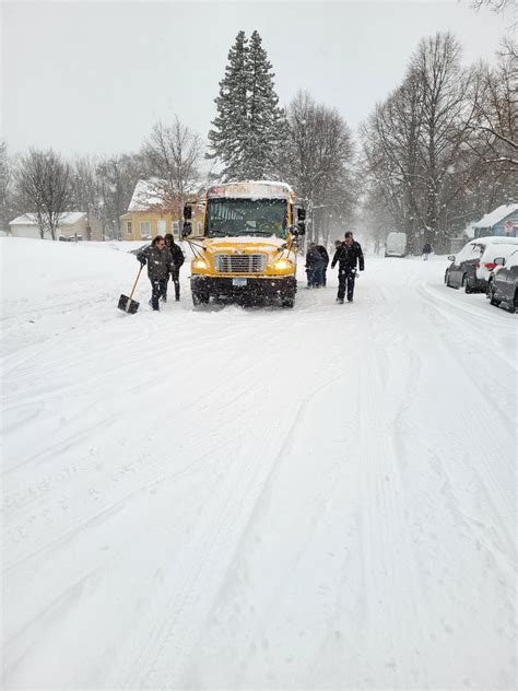 PHOTOS: Roads remain slick and snow-packed Wednesday, blustery day