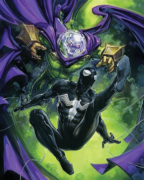 Spider Man Vs Mysterio By Clayton Crain Mysterio Marvel Spiderman