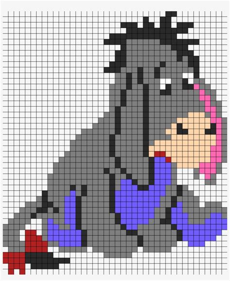 Baby Pooh Pixel Art Pixel Art Disney Pixel Art Templates Minecraft Images