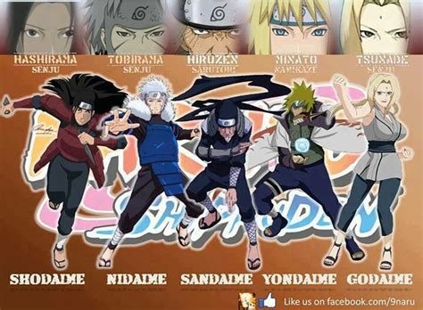 5 Hokage Of The Leaf Anime Naruto Anime Naruto Shippuden