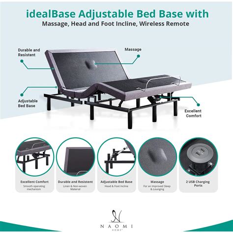 Buy Idealbase Adjustable Bed Frame Full Massaging Zero Gravity