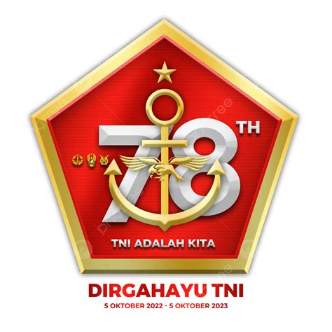 Logo Resmi Hut Tni Ke 78 Tahun 2023 Hut Tni 2023 Logo Hut Tni 2023