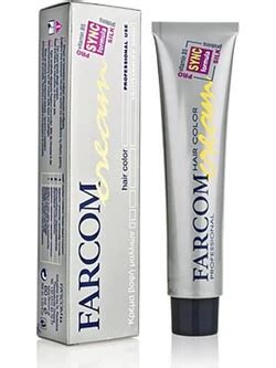 Farcom Hair Color Cream 584 Καστανό Ανοιχτό Μαρόν Μόνιμη Βαφή Μαλλιών