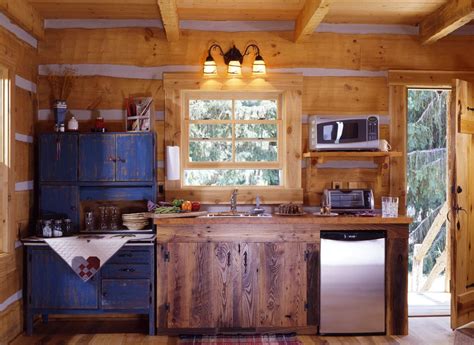 Small Log Cabin Kitchen Designs Kitchen Design Idea