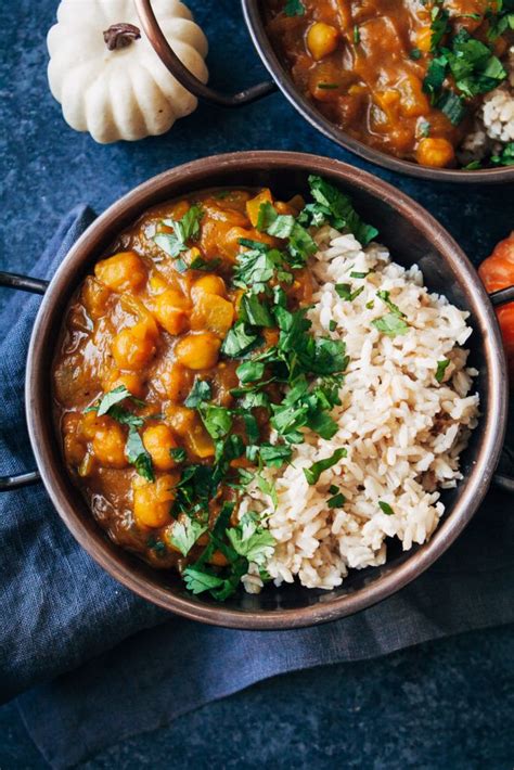 Vegan Pumpkin Curry Well And Full Recipe Fall Recipes Healthy