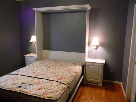 Custom Murphy Bed With Nightstands By Murphy Wallbed Usa
