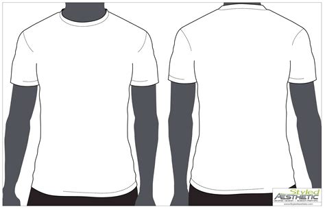 T Shirt Template Blank Clipart Best