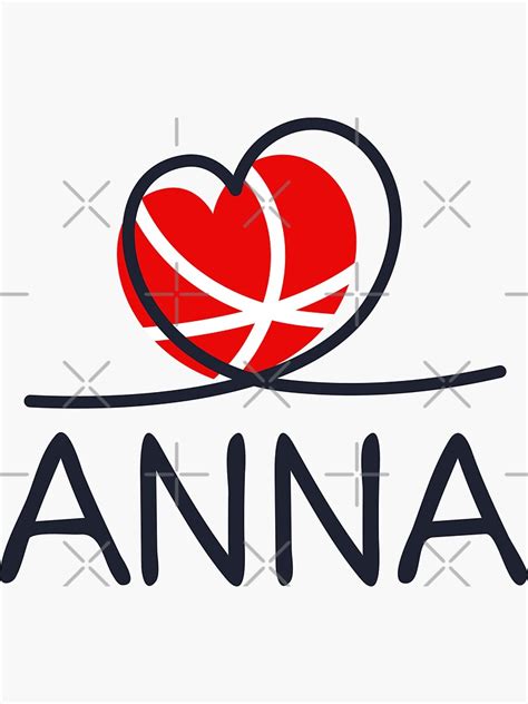 Anna Calligraphy Female Name Sticker By Khaledarabic Redbubble