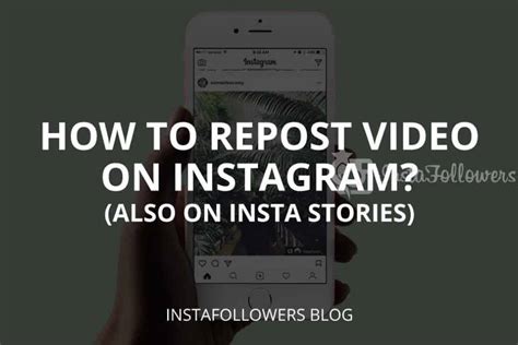 How To Repost Instagram Videos On Instagram Ricomoren