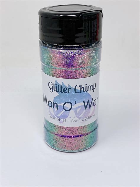 Man Owar Coarse Color Shift Glitter Glitter Chimp